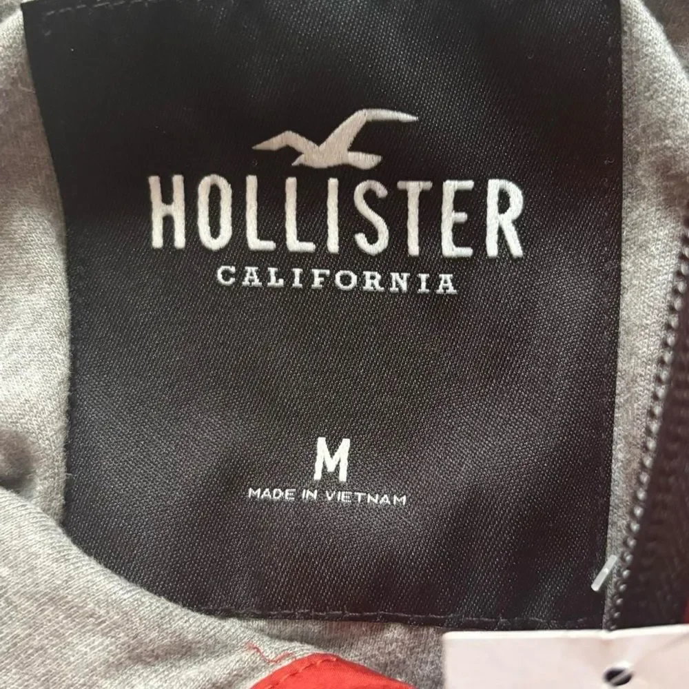Hollister Color Block Windbreak Cropped Hooded Jacket